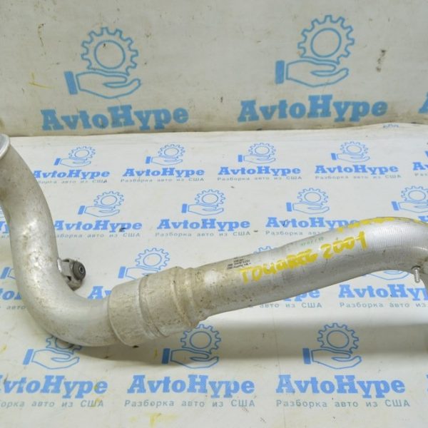 Патрубок интеркулера правый VW Touareg 18- 3.0d второй, металл