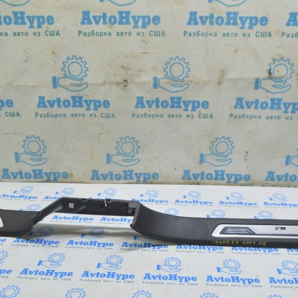 Накладка порога внутр прав VW Touareg 18- черн с хром Rline ПРОДАЕМ КОМПЛЕКТОМ