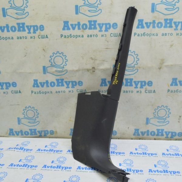 Накладка передней стойки средняя правая VW Touareg 18- черн узкая