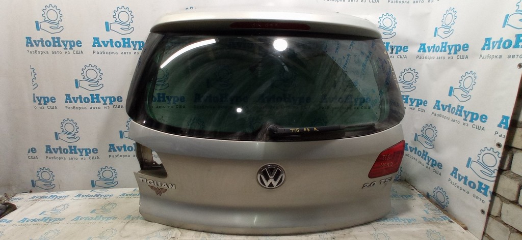 Дверь багажника голая VW Tiguan 09-17 серебро (06)