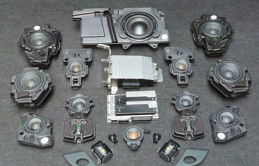 Soundsystem Amplifier Аккустика в сборе Bang Audi A8 D4 10-17 Bang & Olufsen 4H0 035 621 A