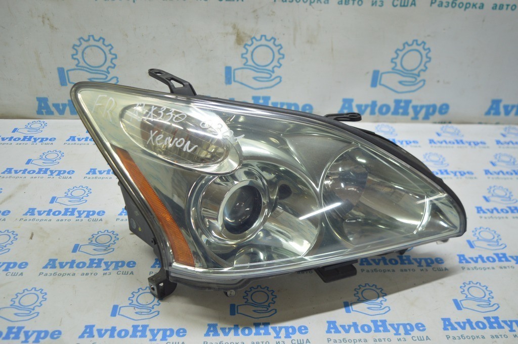 Фара передняя правая в сборе Lexus RX300 RX330 RX350 RX400h 04-09 ксенон без AFS (01) идеал 81145-48260